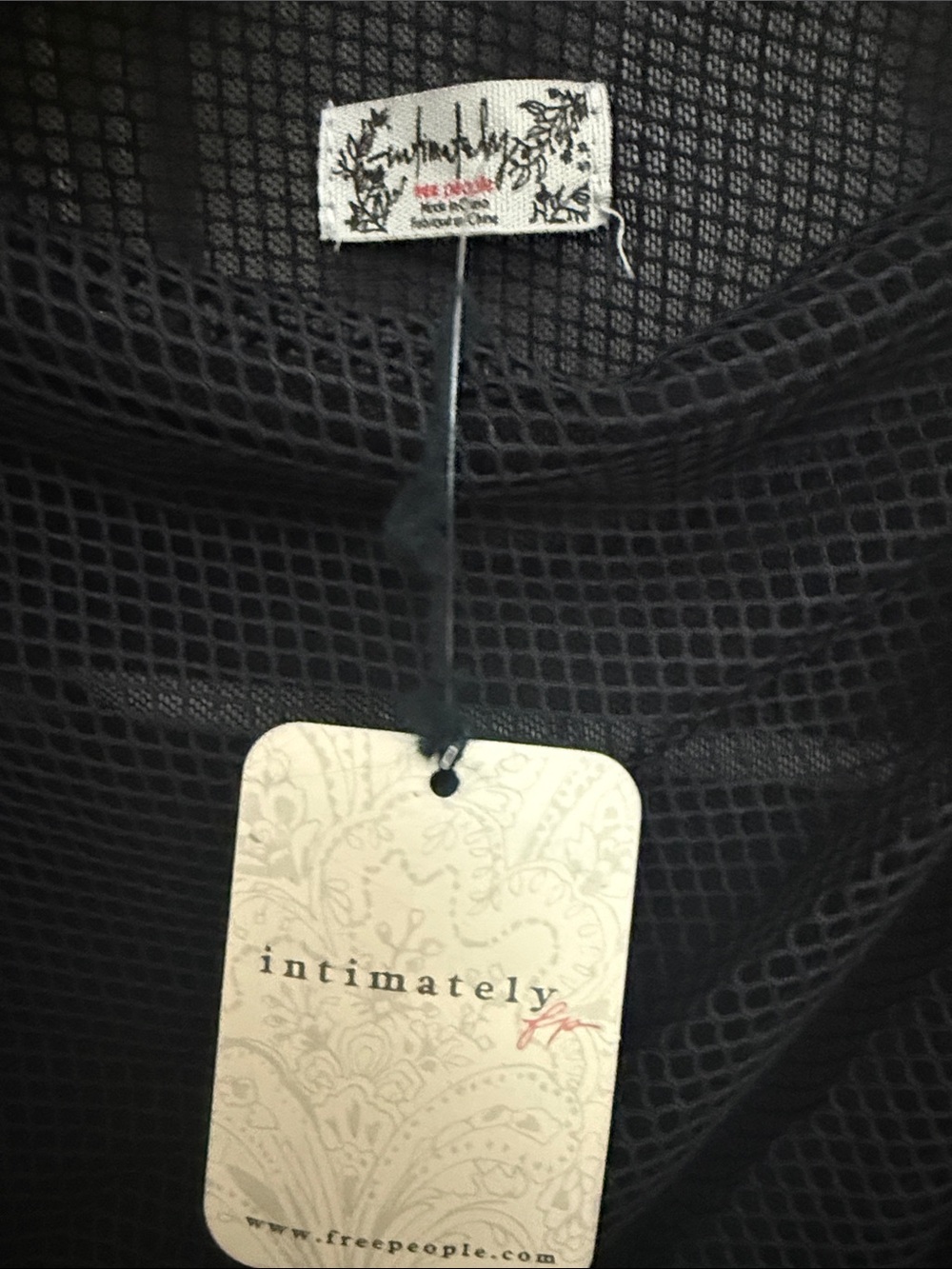 NWT Intimately Free People
Black Mesh Long-Sleeve Bodysuit - Picture 3 of 4